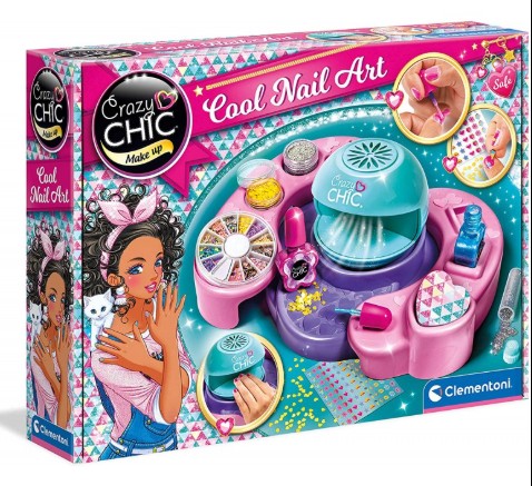 CLEMENTONI CRAZY CHIC - COOL NAIL ART , Kit unghie